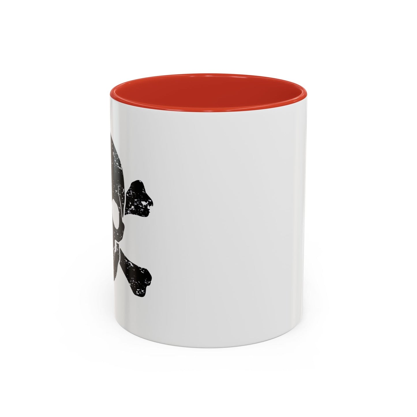 SKULL HEAD BONES Accent BiColor Funny Sarcastic Mug