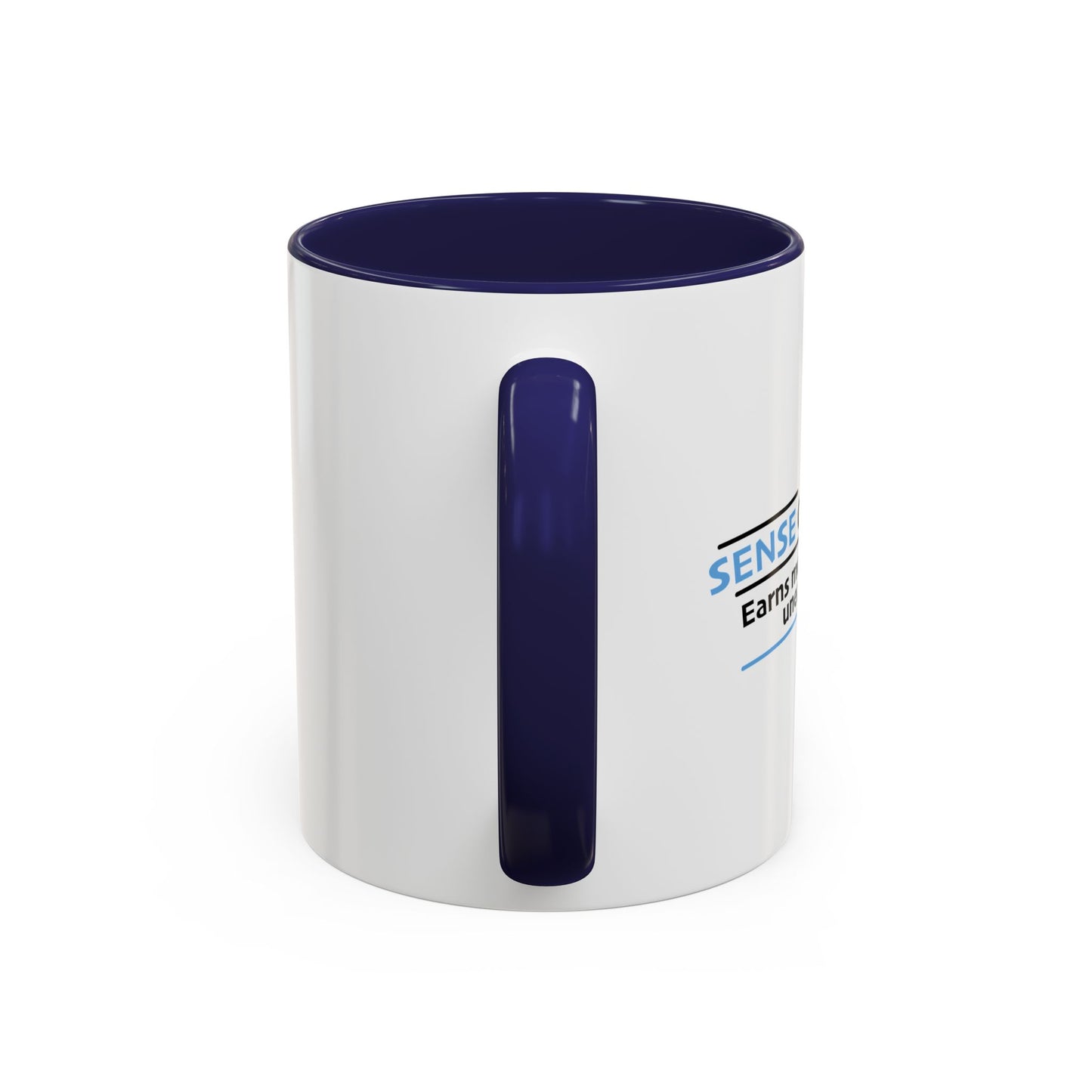 MY SENSE OF HUMOR Accent BiColor Funny Sarcastic Mug