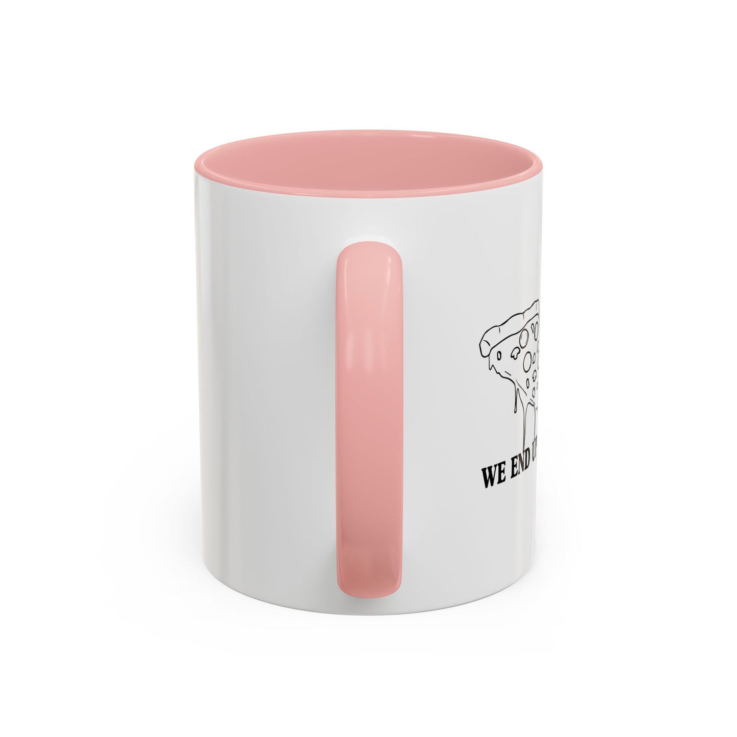 EVERYTIME I COOK WITH WINE Accent BiColor Funny Sarcastic Mug