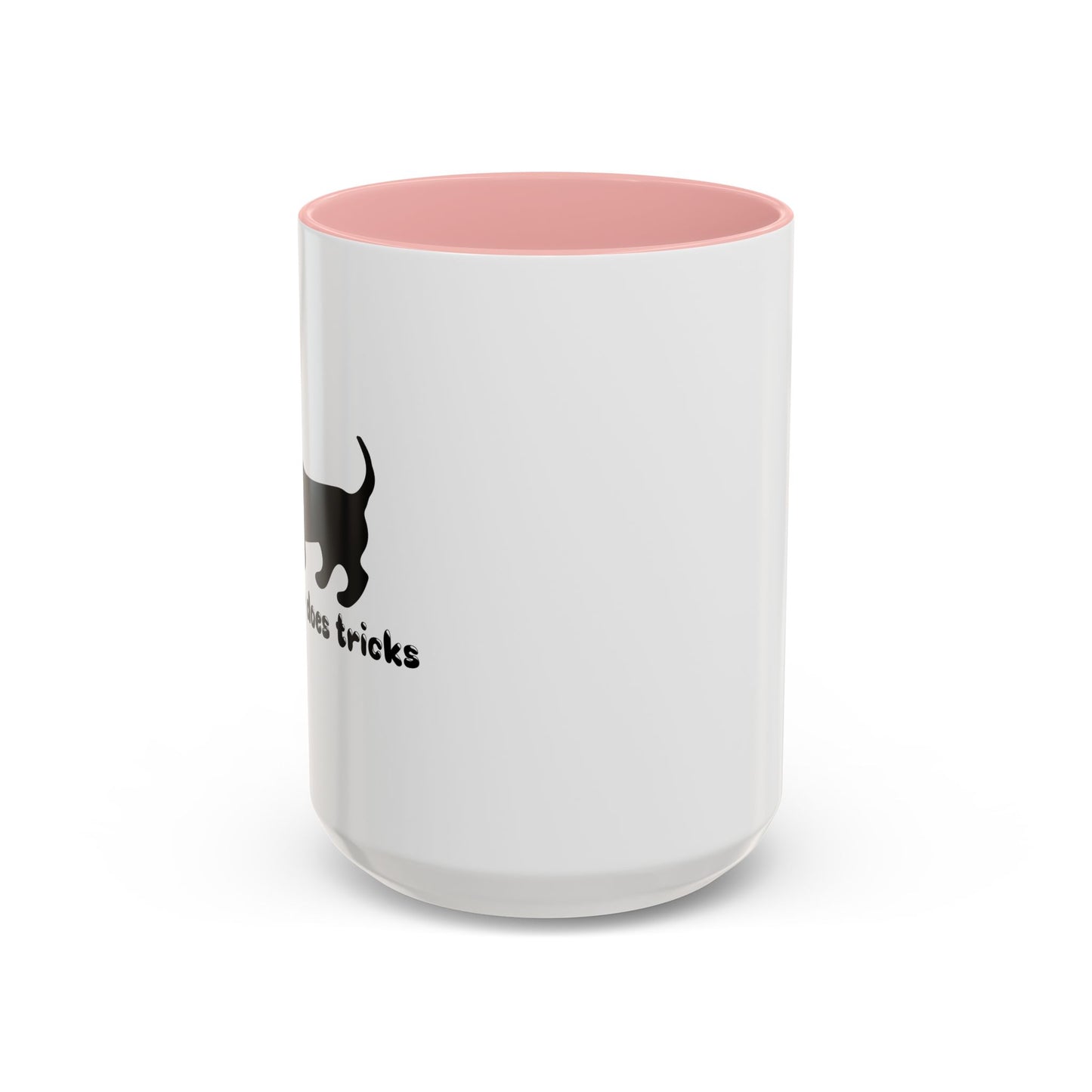 MY WIENER DOES TRICKS Accent BiColor Funny Sarcastic Mug