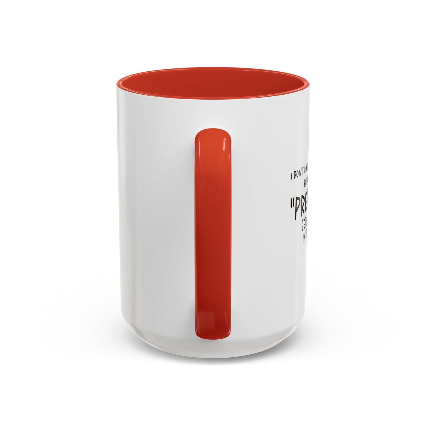 THROWN AROUND IN THE COURTROOM Accent BiColor Funny Sarcastic Mug