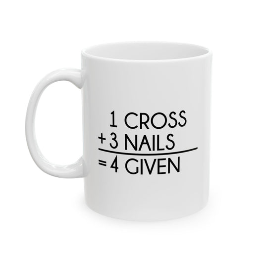 4 GIVEN WHITE MUG