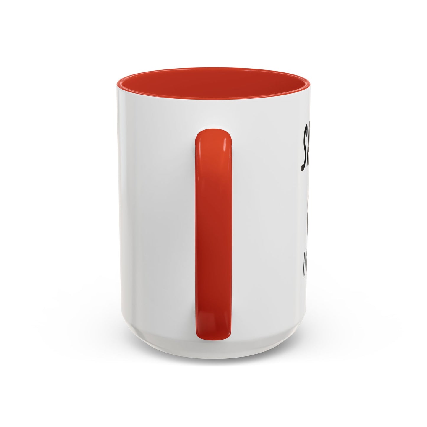 SARCASM ITS HOW I HUG Accent BiColor Funny Sarcastic Mug