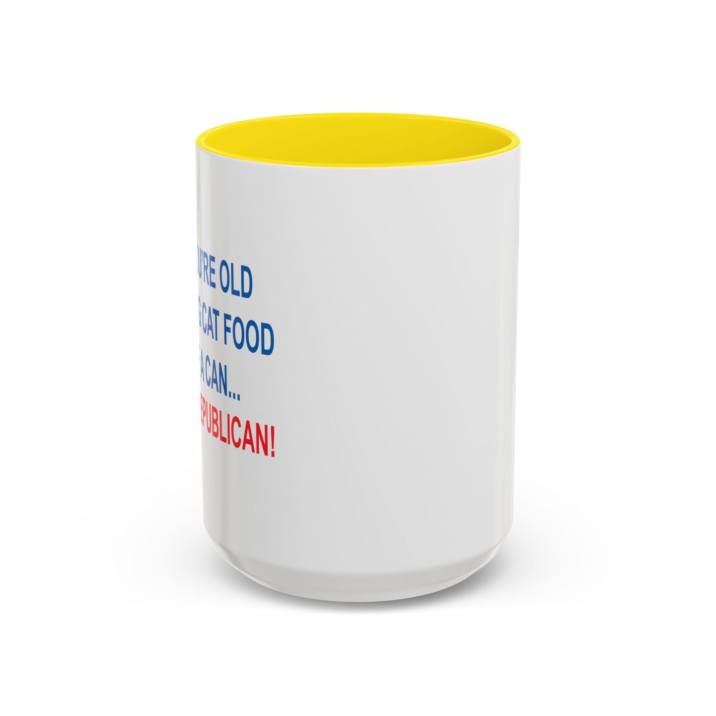 THANK A REPUBLICAN Accent BiColor Funny Sarcastic Mug