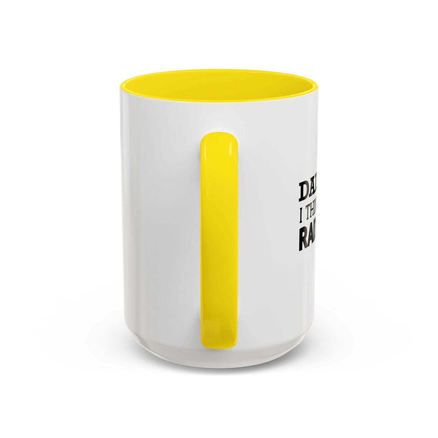 RAD JOKES Accent BiColor Funny Sarcastic Mug