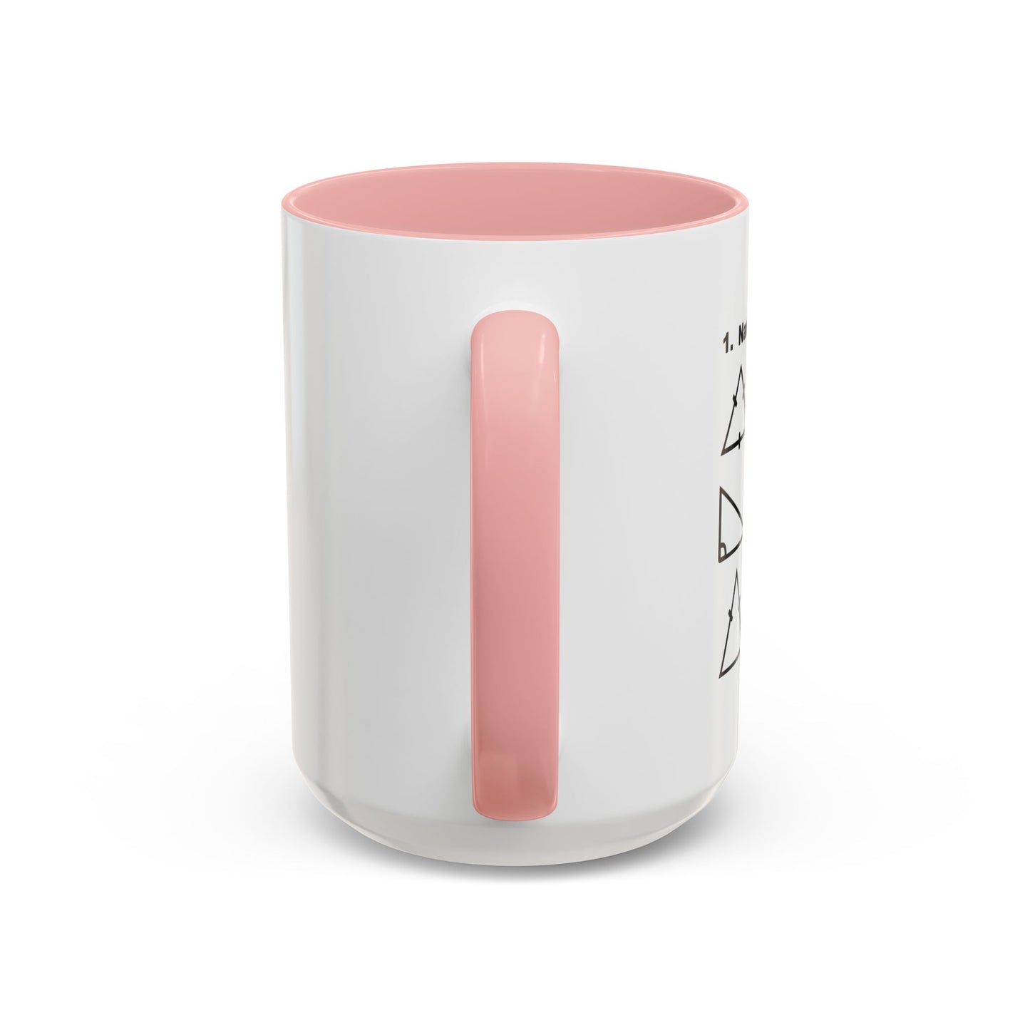 NAME THE TRIANGLES Accent BiColor Funny Sarcastic Mug