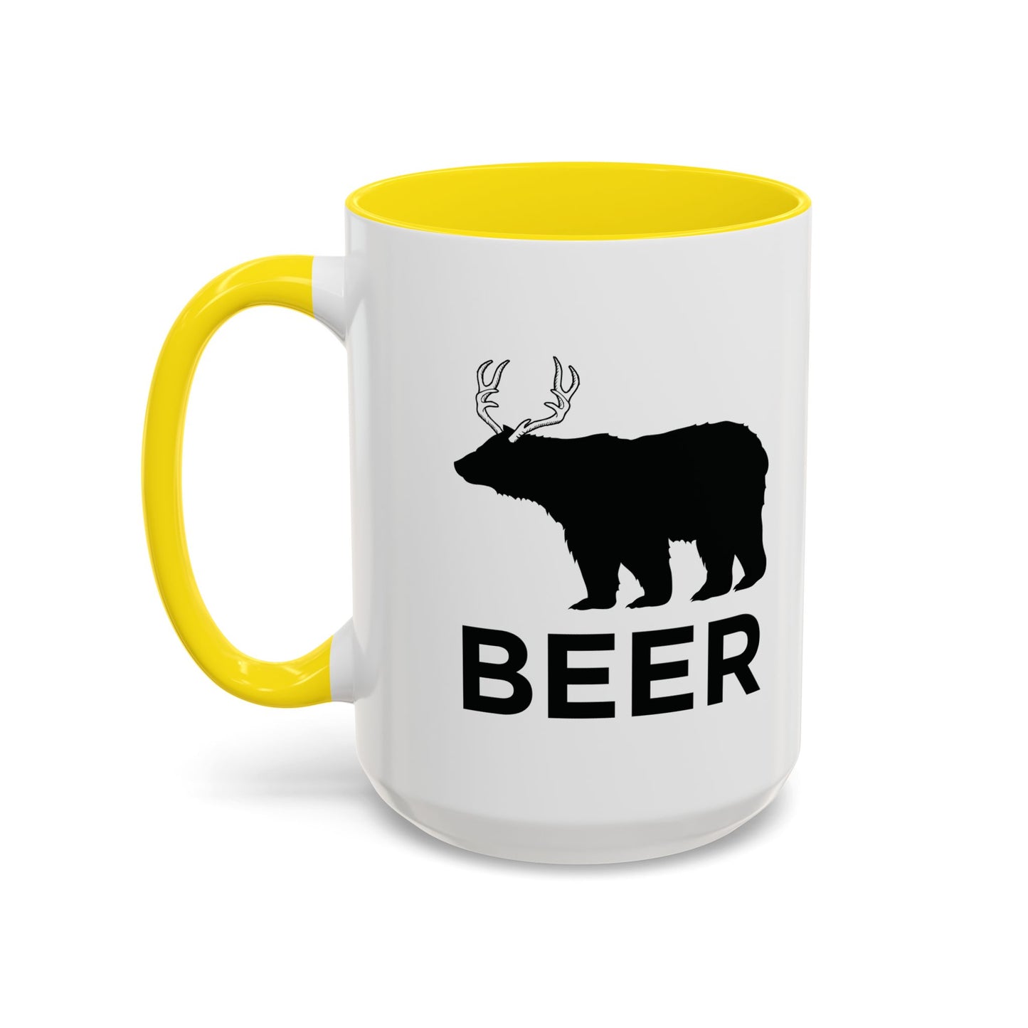 BEER ANIMAL Accent BiColor Funny Sarcastic Mug