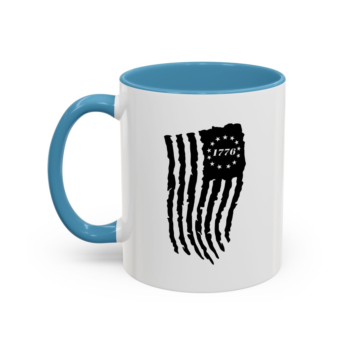 1776 BETSY FLAG Accent BiColor Funny Sarcastic Mug