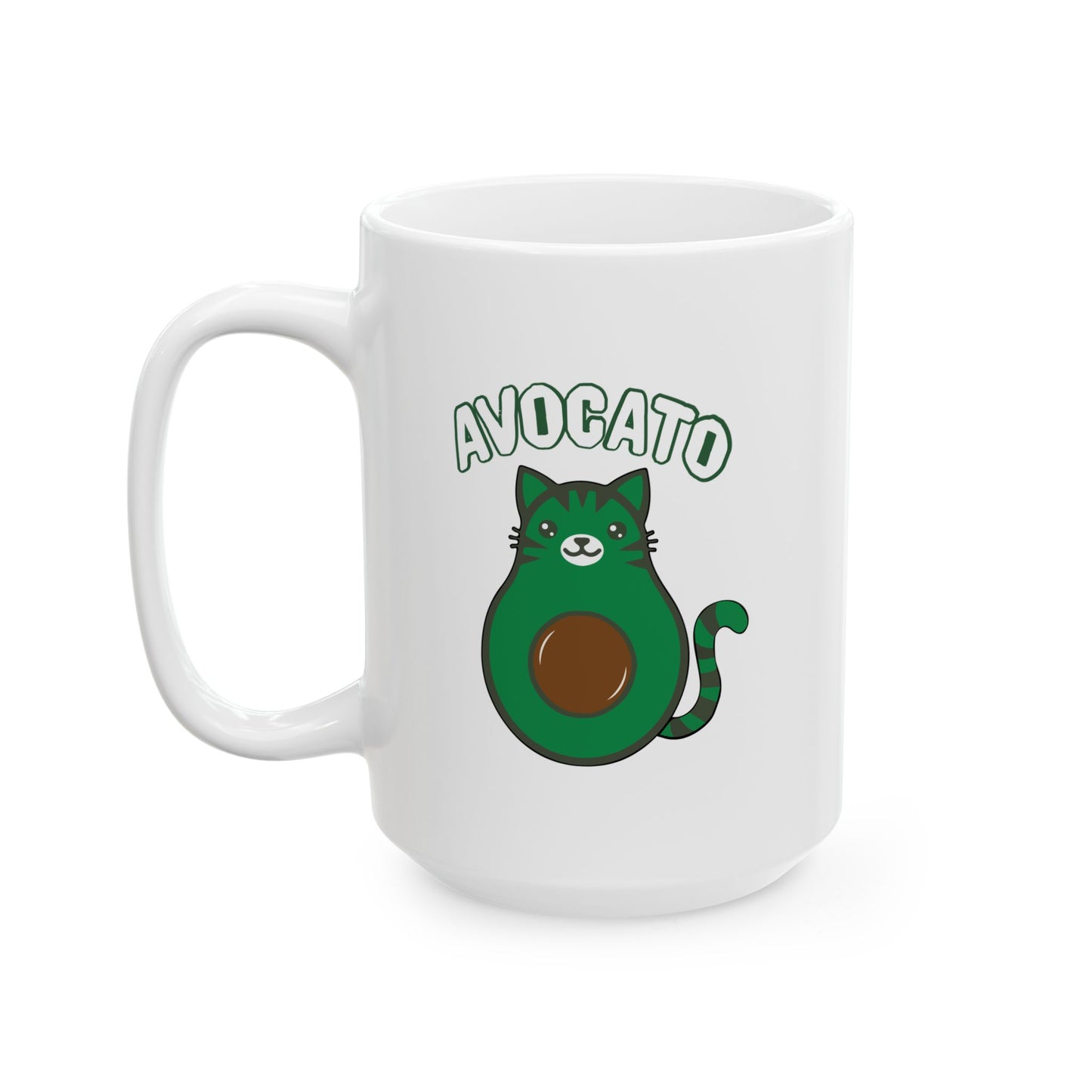 AVOCATO FUNNY SARCASTIC WHITE MUG