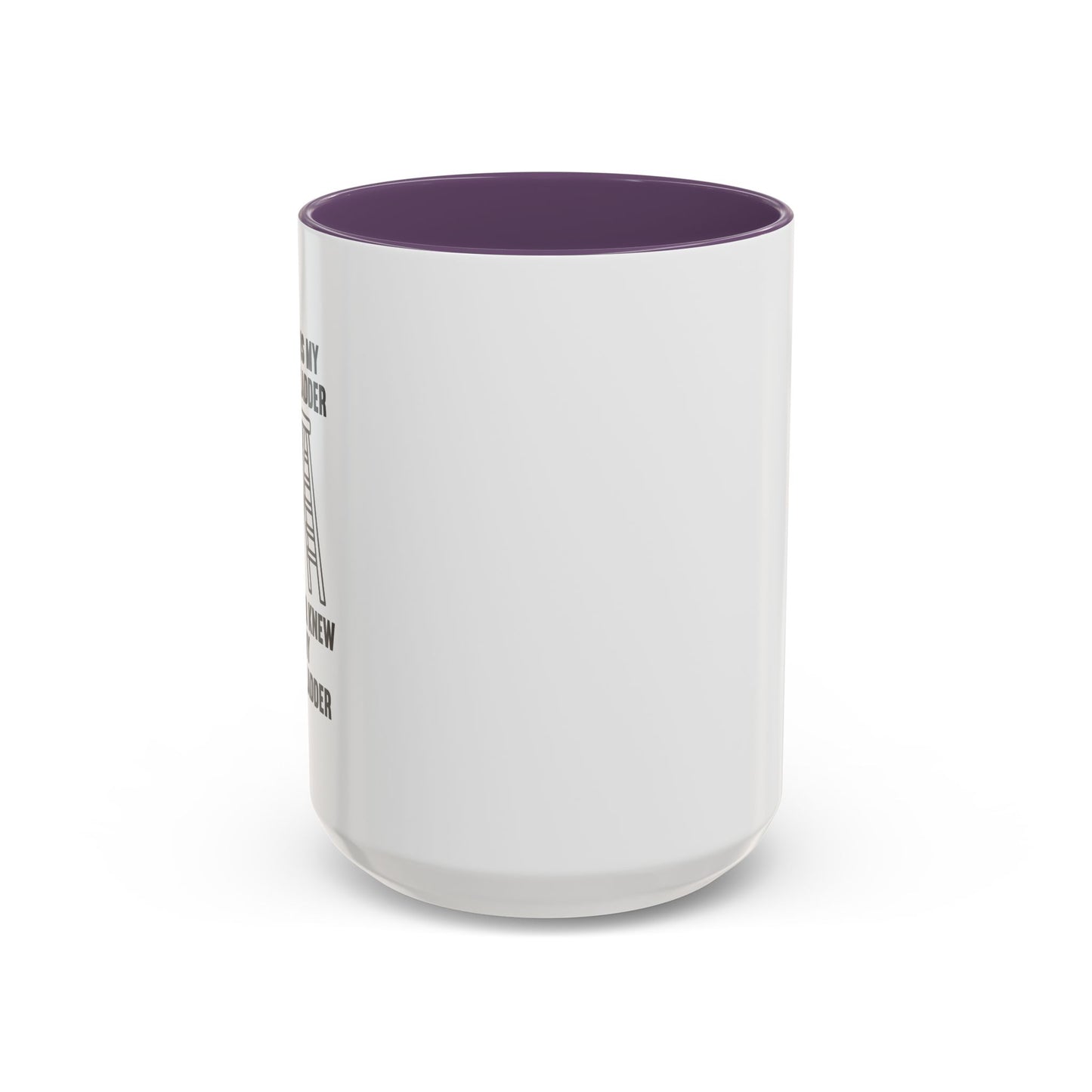 THIS IS MY STEP LADDER Accent BiColor Funny Sarcastic Mug