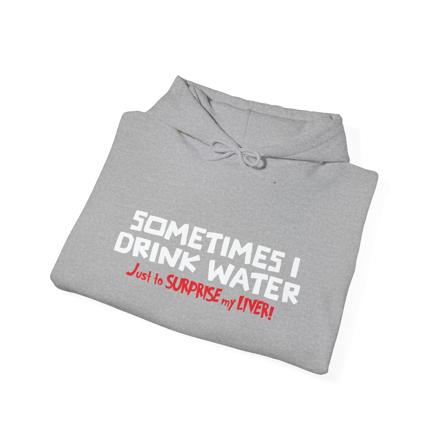 SOMETIMES I DRINK - Premium Unisex Funny Sarcastic Black Hoodie Sweatshirt