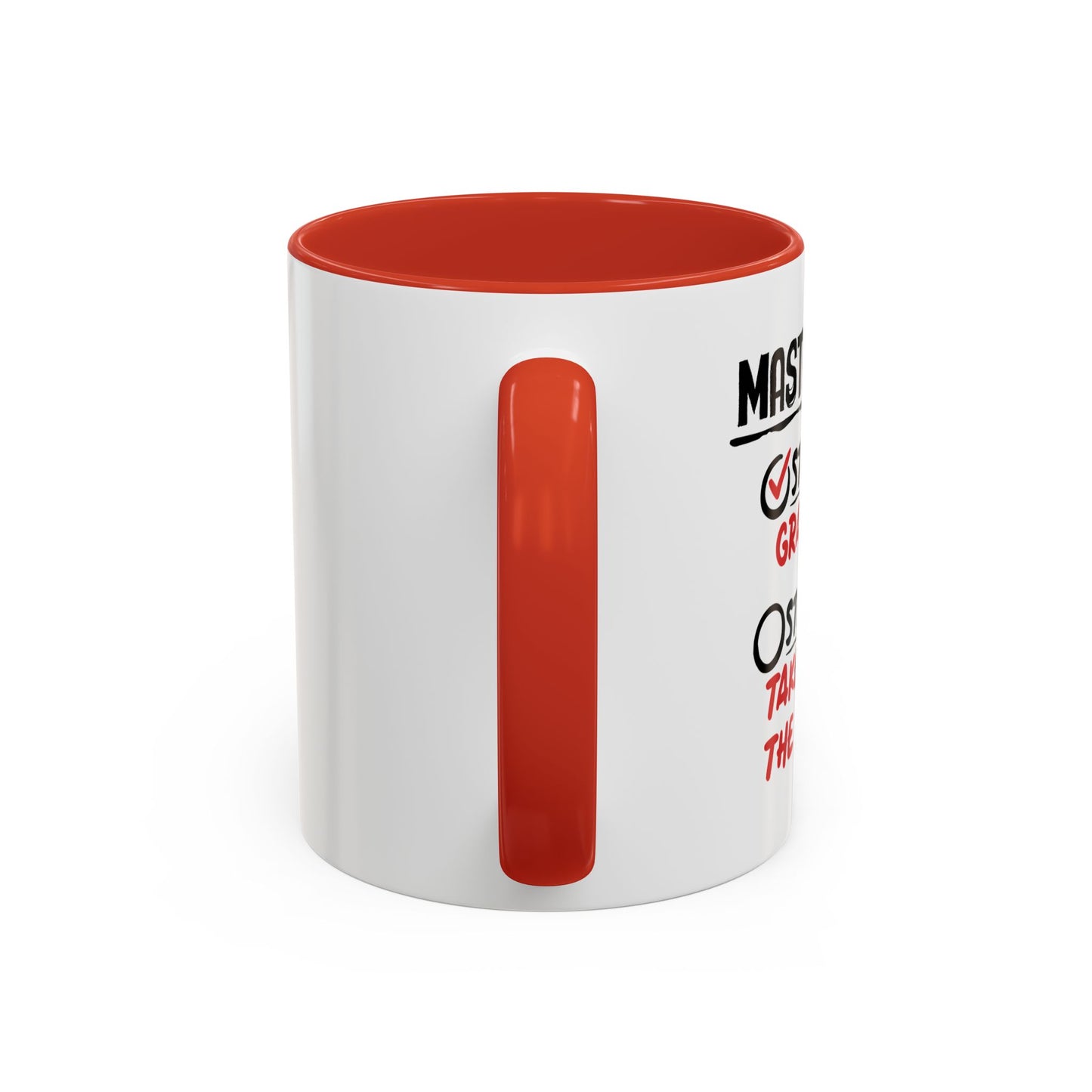 MASTER PLAN Accent BiColor Funny Sarcastic Mug