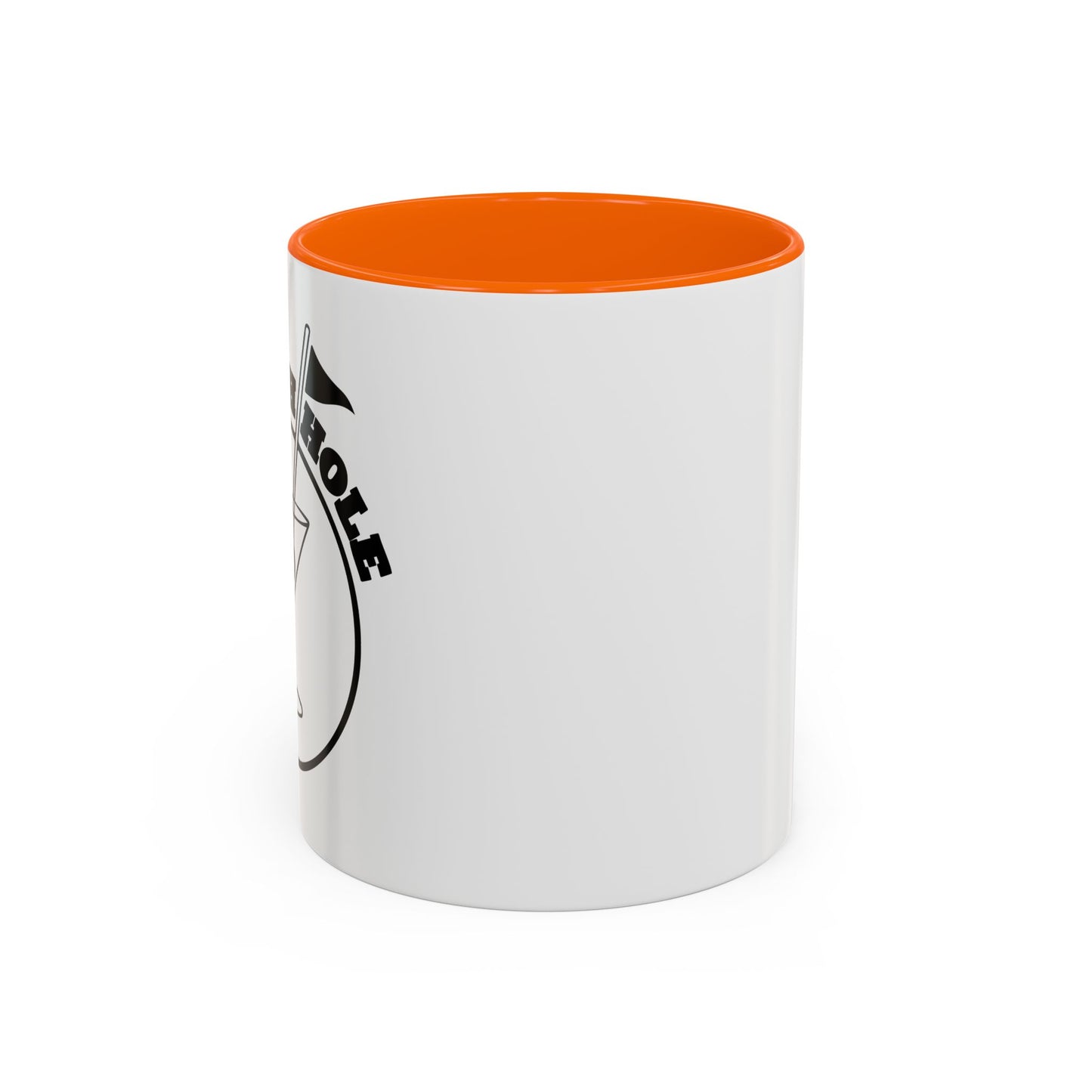 THE 19TH HOLE Accent BiColor Funny Sarcastic Mug