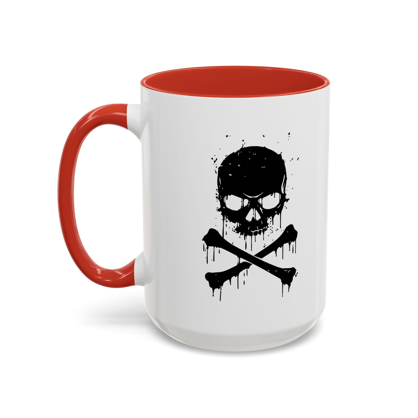 DRIP SKULL Accent BiColor Funny Sarcastic Mug