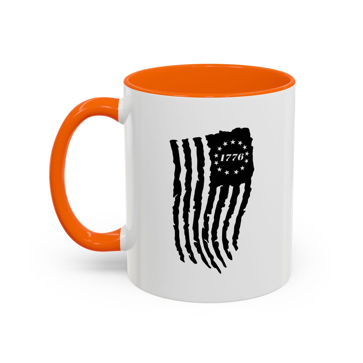 1776 BETSY FLAG Accent BiColor Funny Sarcastic Mug