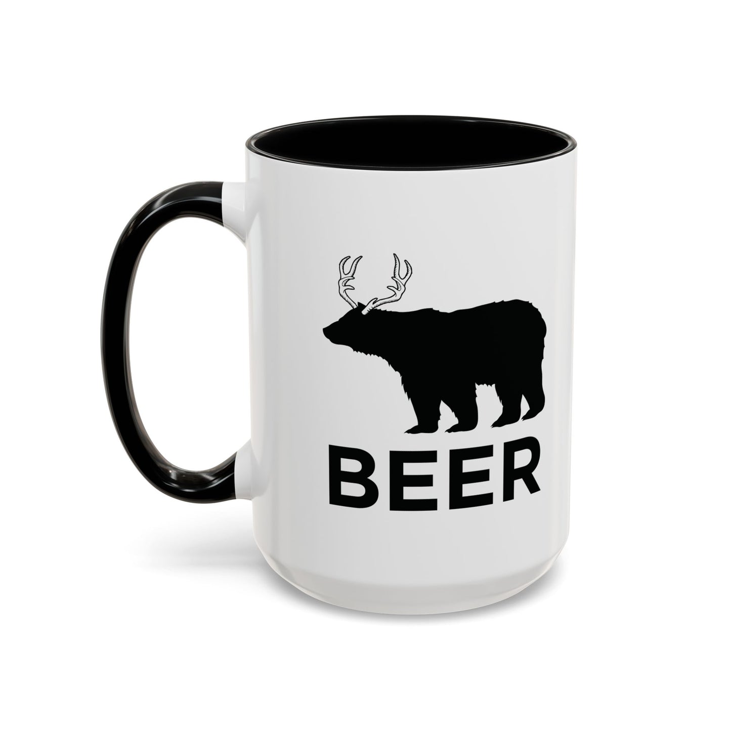 BEER ANIMAL Accent BiColor Funny Sarcastic Mug