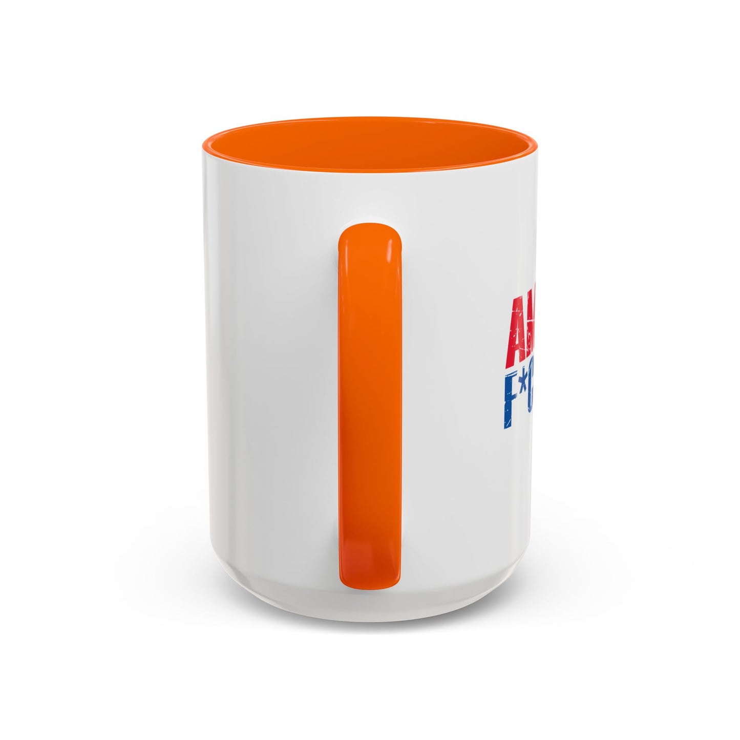 AMERICA FUCK YEAH Accent BiColor Funny Sarcastic Mug