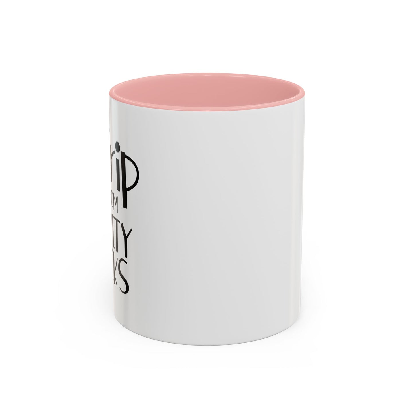 I Don't Trip I Do Random Gravity Checks Accent BiColor Funny Sarcastic Mug