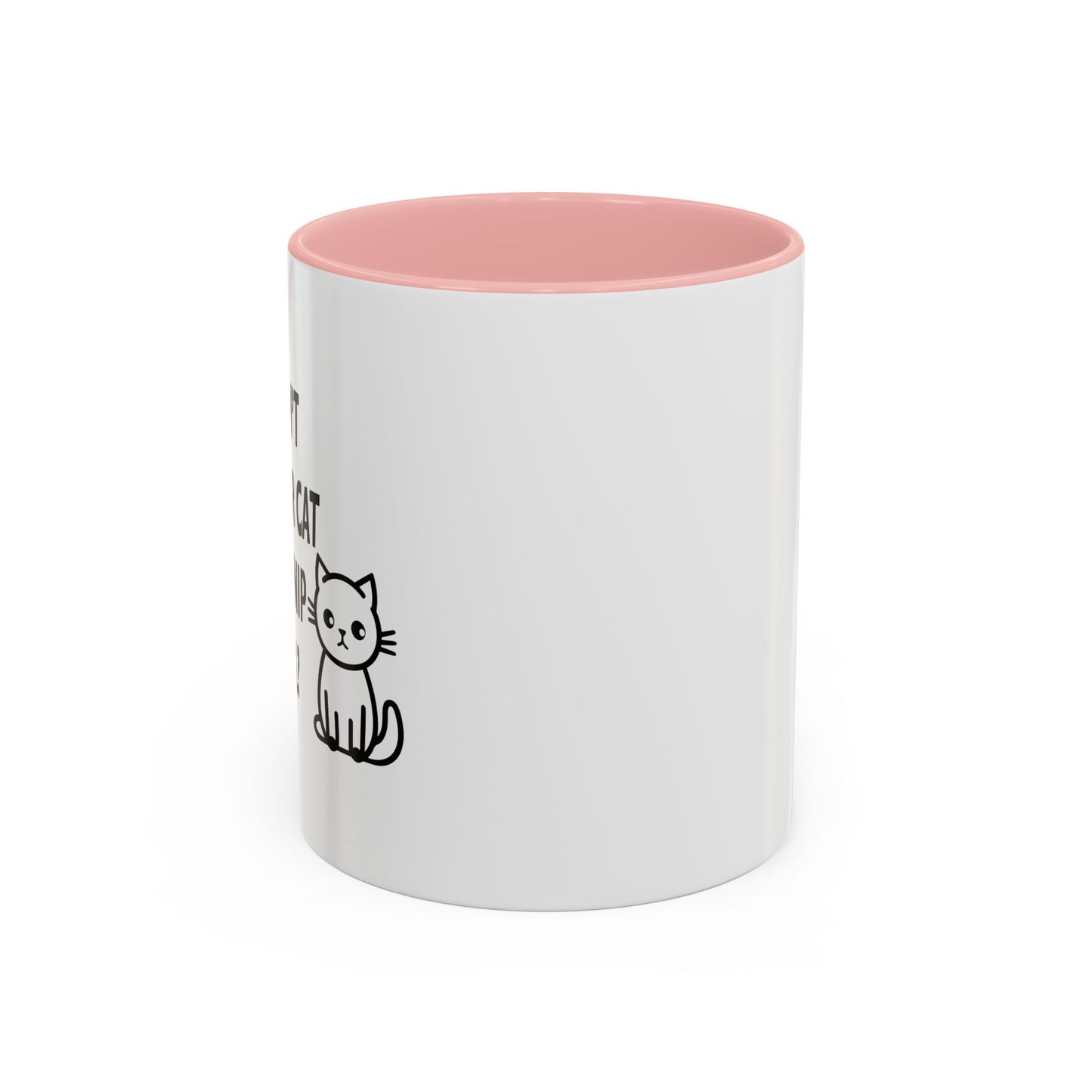 CATNIP PROBLEM Accent BiColor Funny Sarcastic Mug