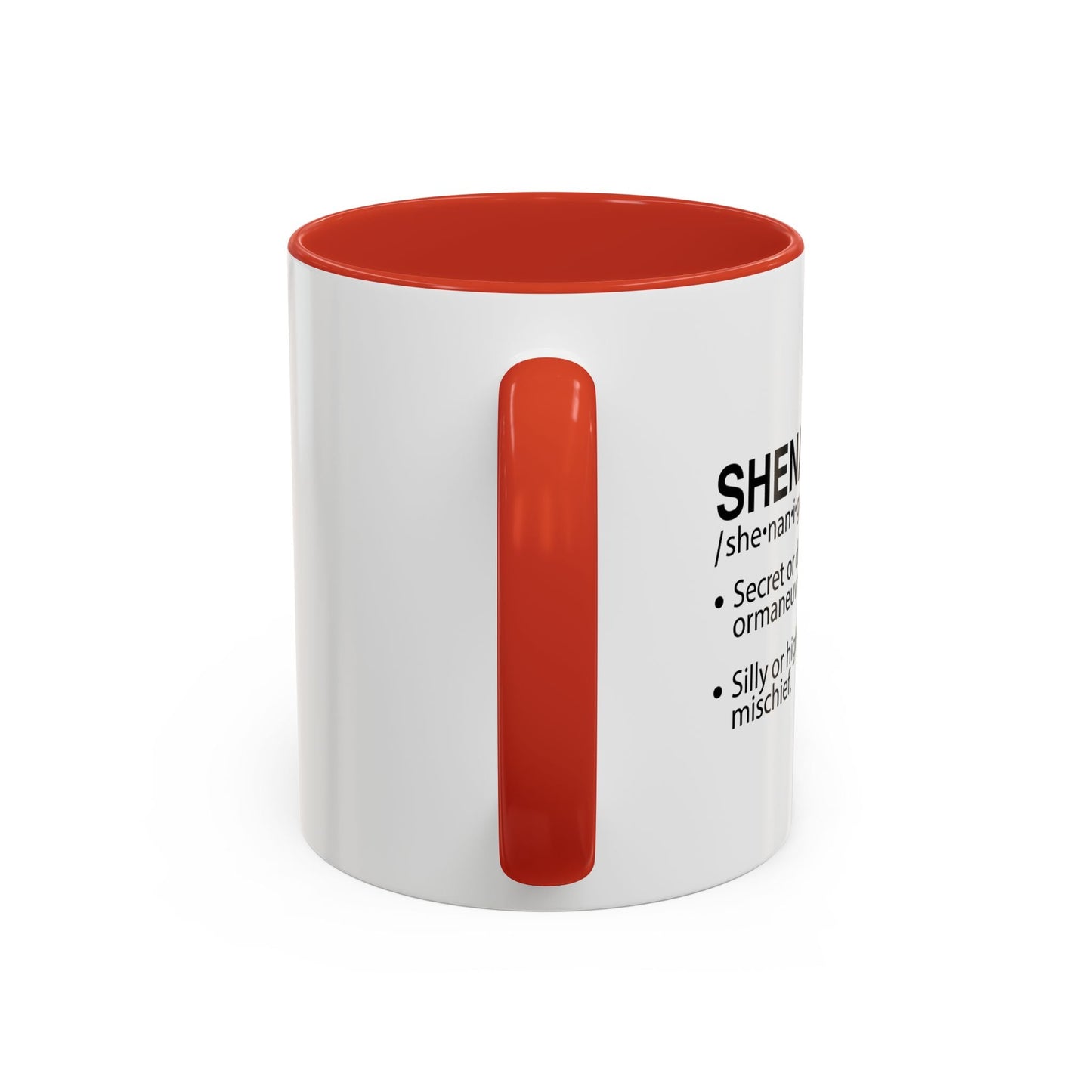 SHENANIGANS Accent BiColor Funny Sarcastic Mug