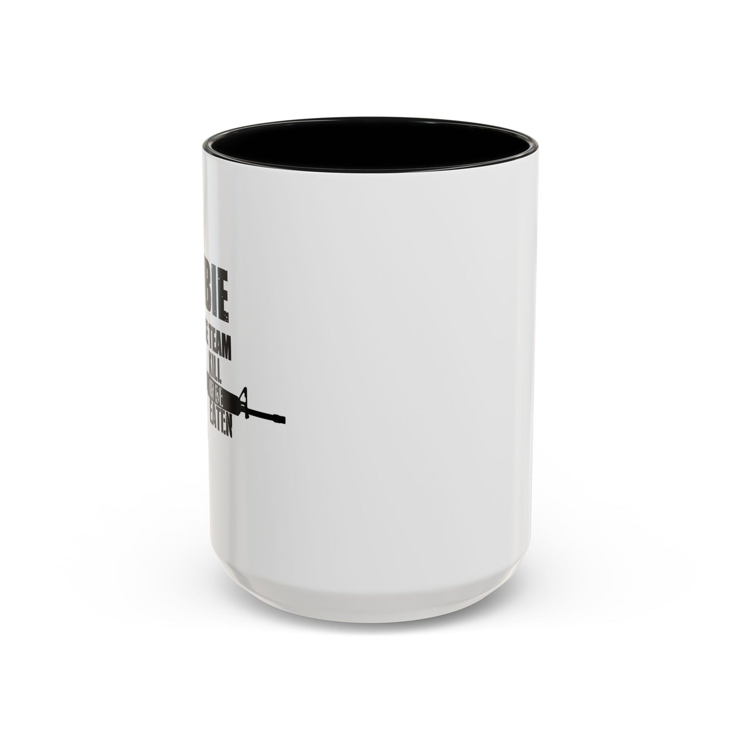 ZOMBIE RESPONSE TEAM Accent BiColor Funny Sarcastic Mug