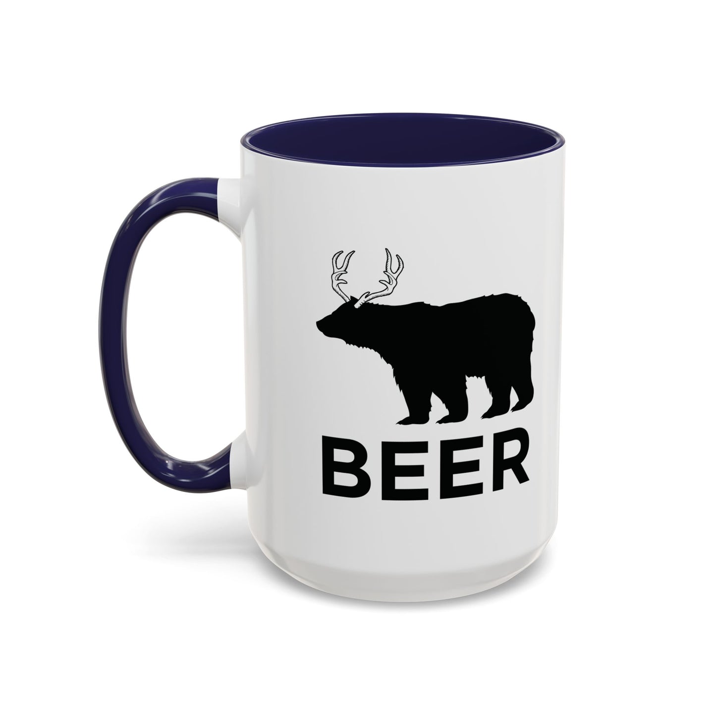 BEER ANIMAL Accent BiColor Funny Sarcastic Mug