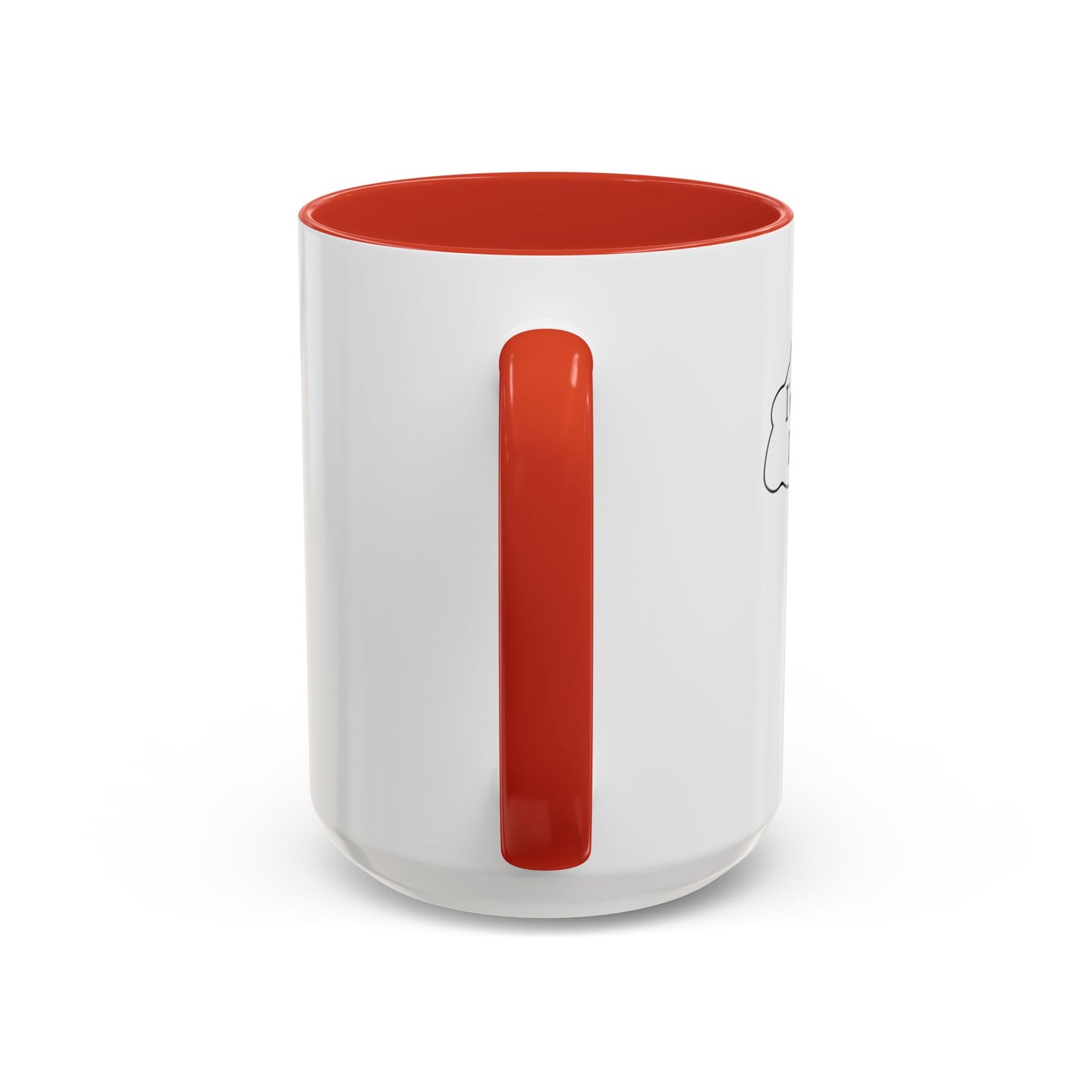 I'M A LITTLE DOOR KEY Accent BiColor Funny Sarcastic Mug