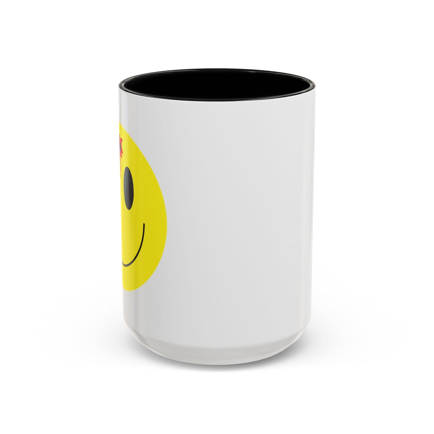 DEADSHOT HAPPY FACE Accent BiColor Funny Sarcastic Mug