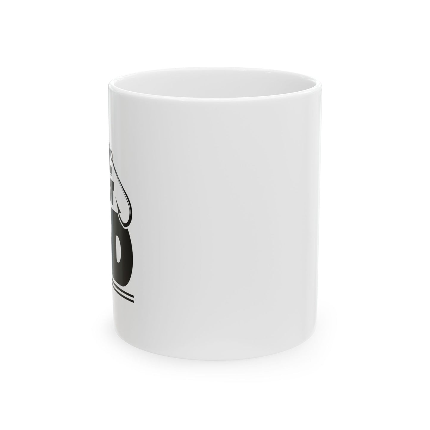 REEL GREAT DAD FUNNY SARCASTIC WHITE MUG