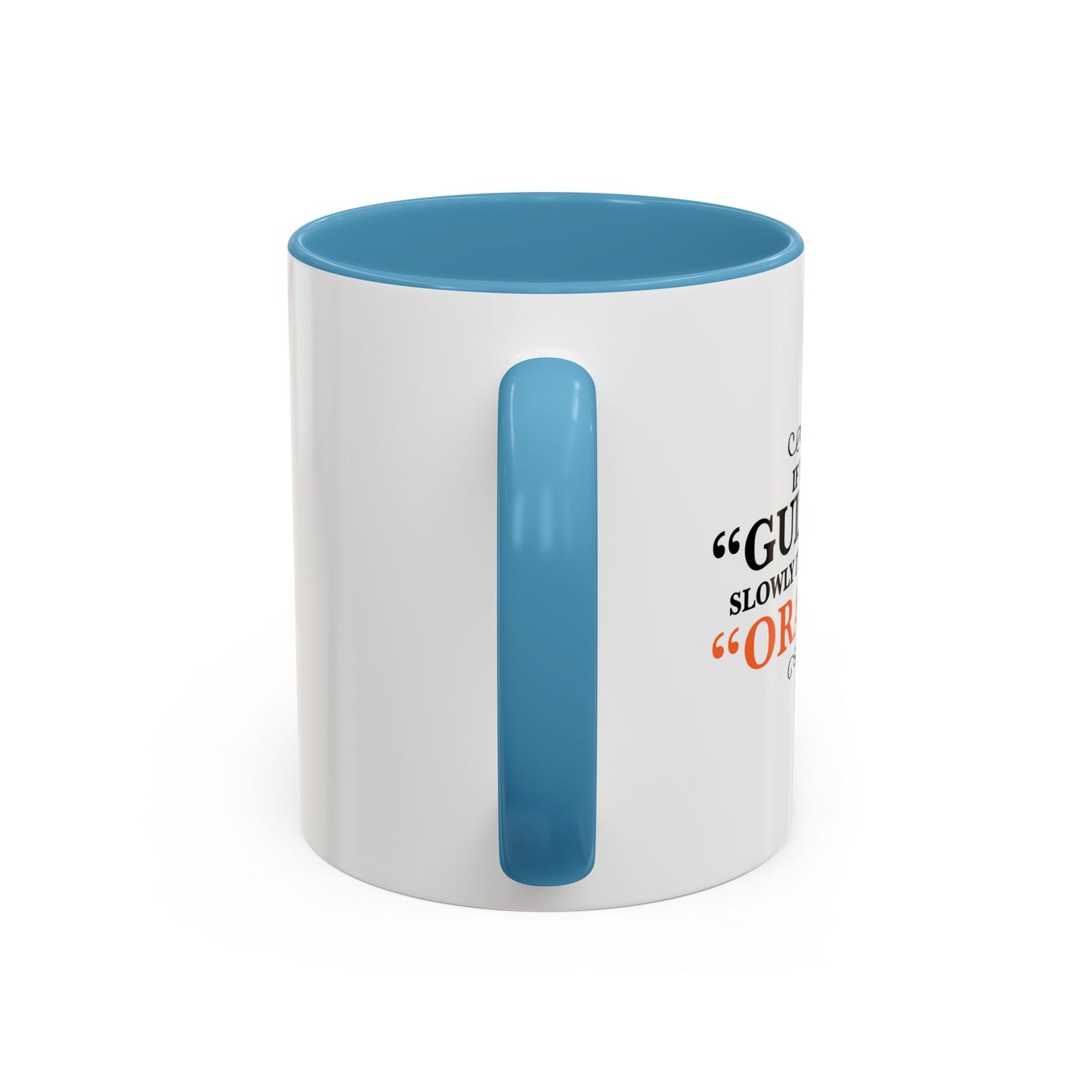 GULLIBILE Accent BiColor Funny Sarcastic Mug