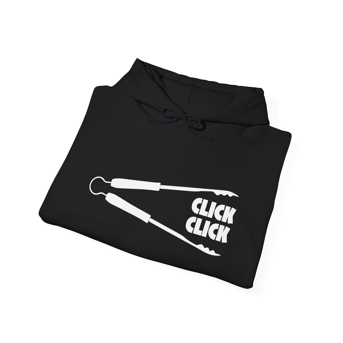 CLICK CLICK - Premium Unisex Funny Sarcastic Black Hoodie Sweatshirt