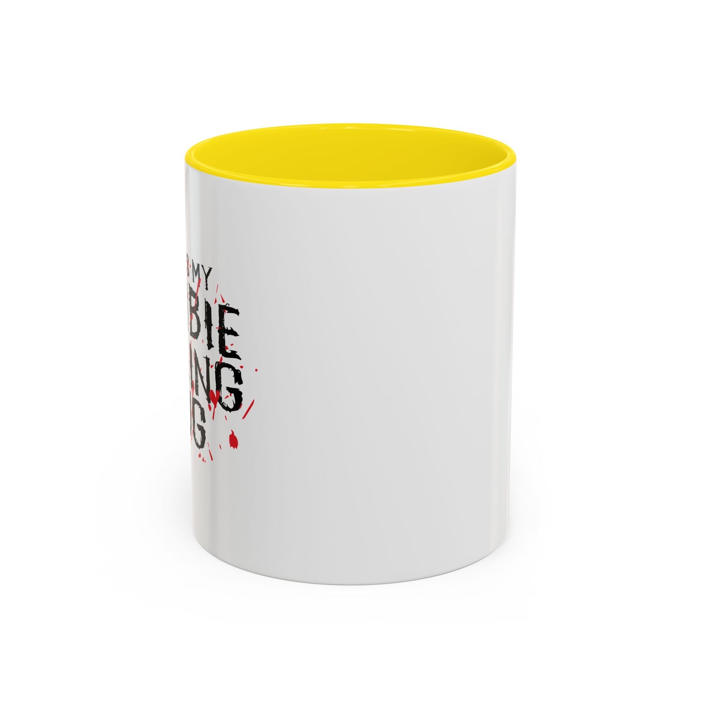 THIS IS MY ZOMBIE KILLING Accent BiColor Mug