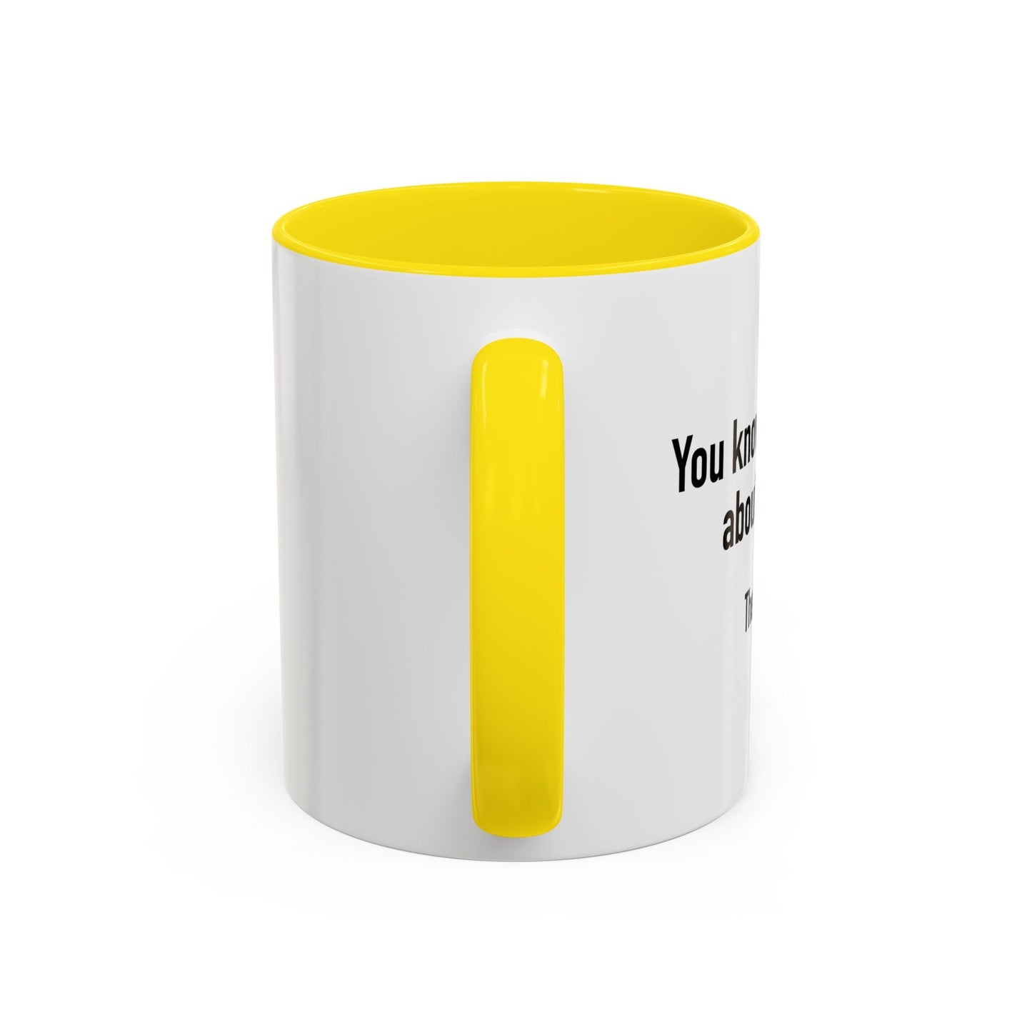 WHAT I LIKE ABOUT PEOPLE Accent BiColor Funny Sarcastic Mug