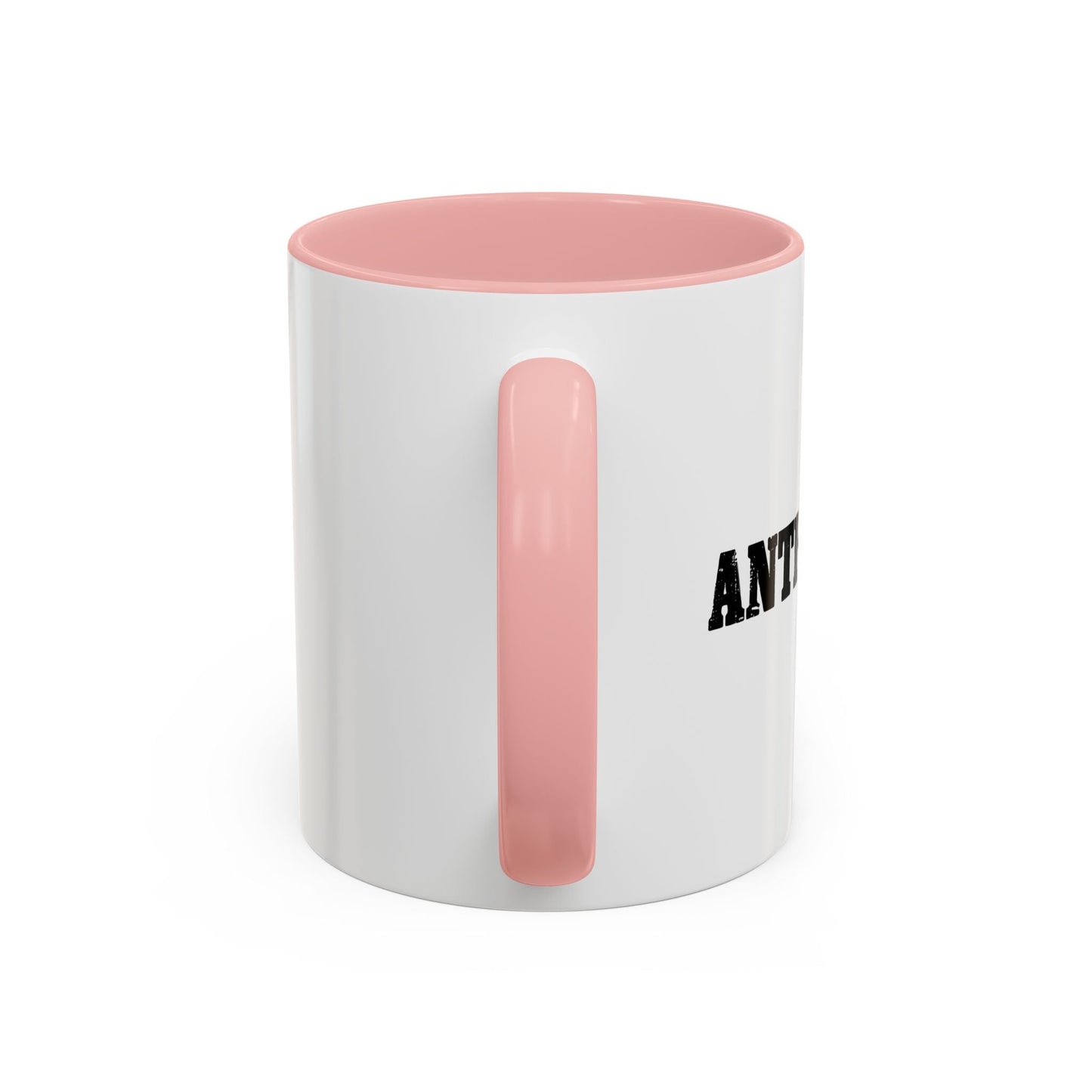 ANTI-SOCIAL Accent BiColor Funny Sarcastic Mug