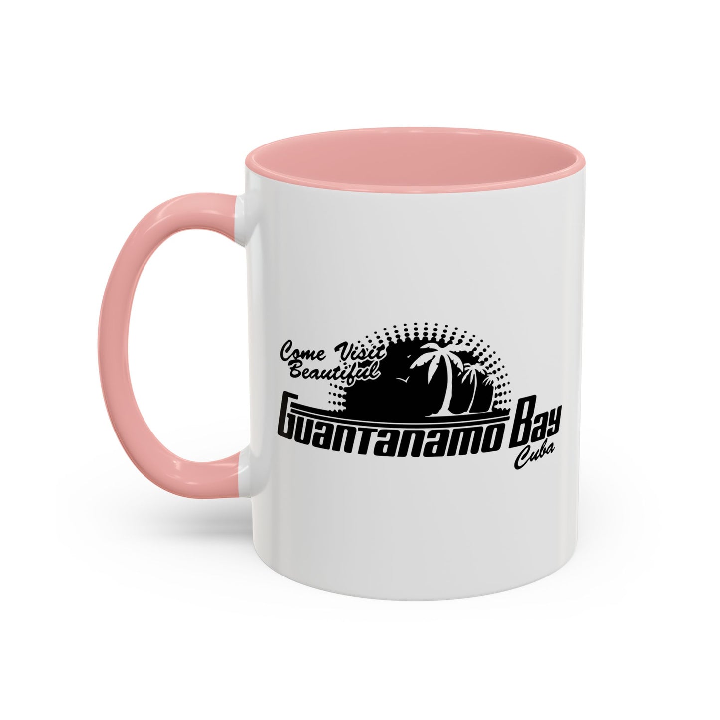 GUATANAMO BAY CUBA Accent BiColor Funny Sarcastic Mug