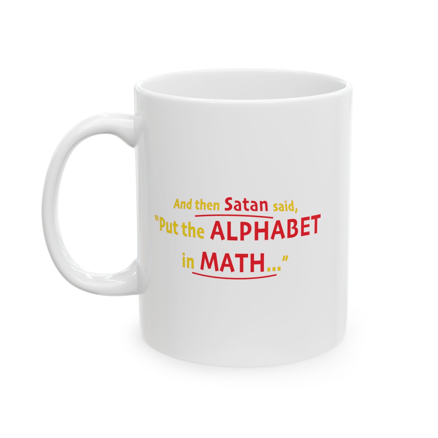 SATAN & MATH FUUNY SARCASTIC MUG