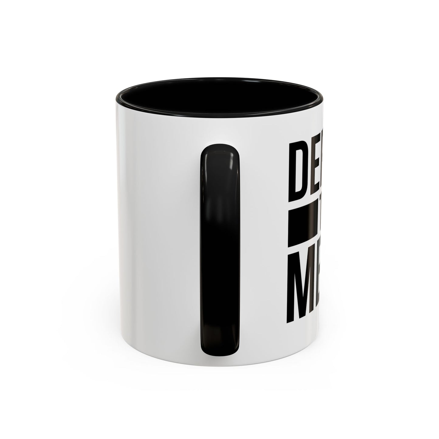 DEFUND THE MEDIA Accent BiColor Funny Sarcastic Mug