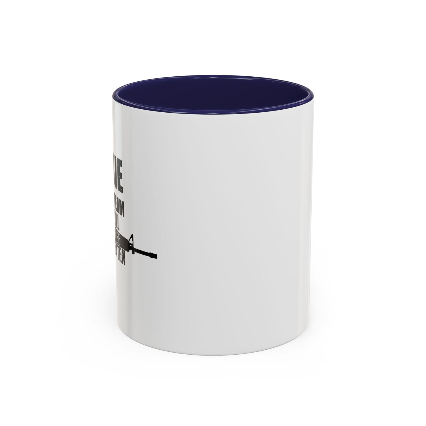 ZOMBIE RESPONSE TEAM Accent BiColor Funny Sarcastic Mug