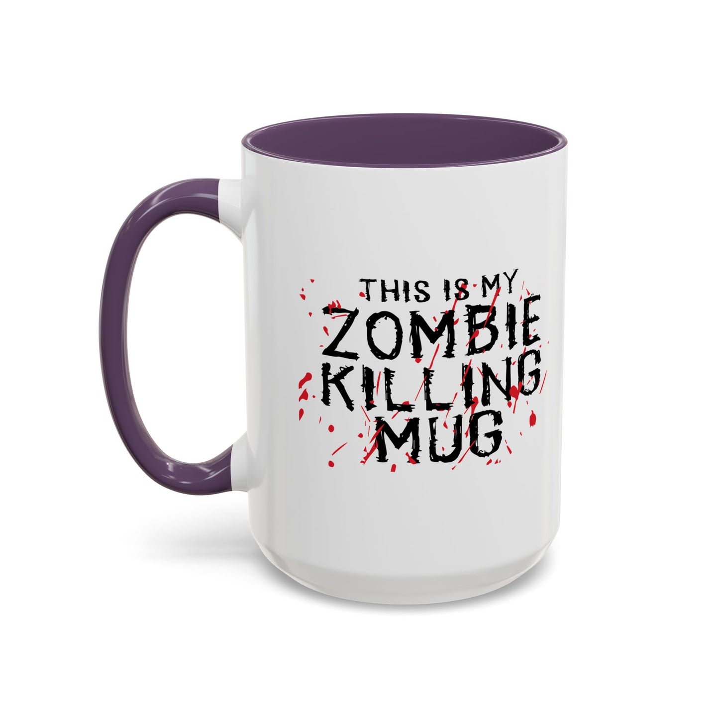 THIS IS MY ZOMBIE KILLING Accent BiColor Mug