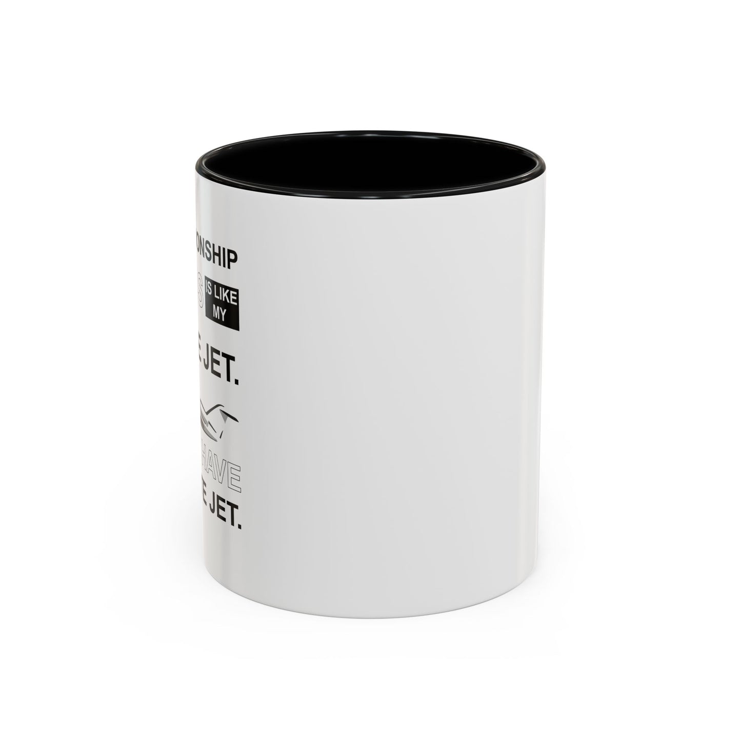 MY RELATIONSHIP STATUS Accent BiColor Funny Sarcastic Mug