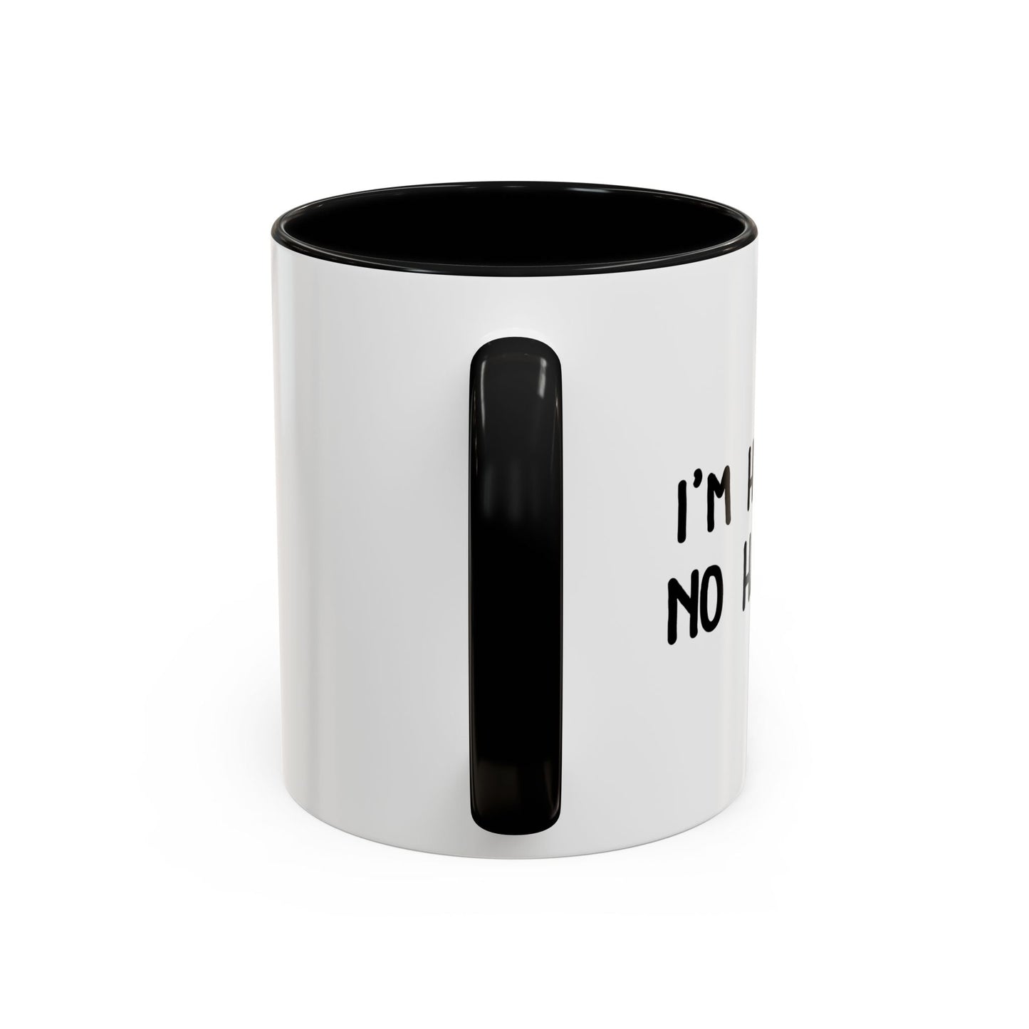 NO HAIR DAY Accent BiColor Funny Sarcastic Mug