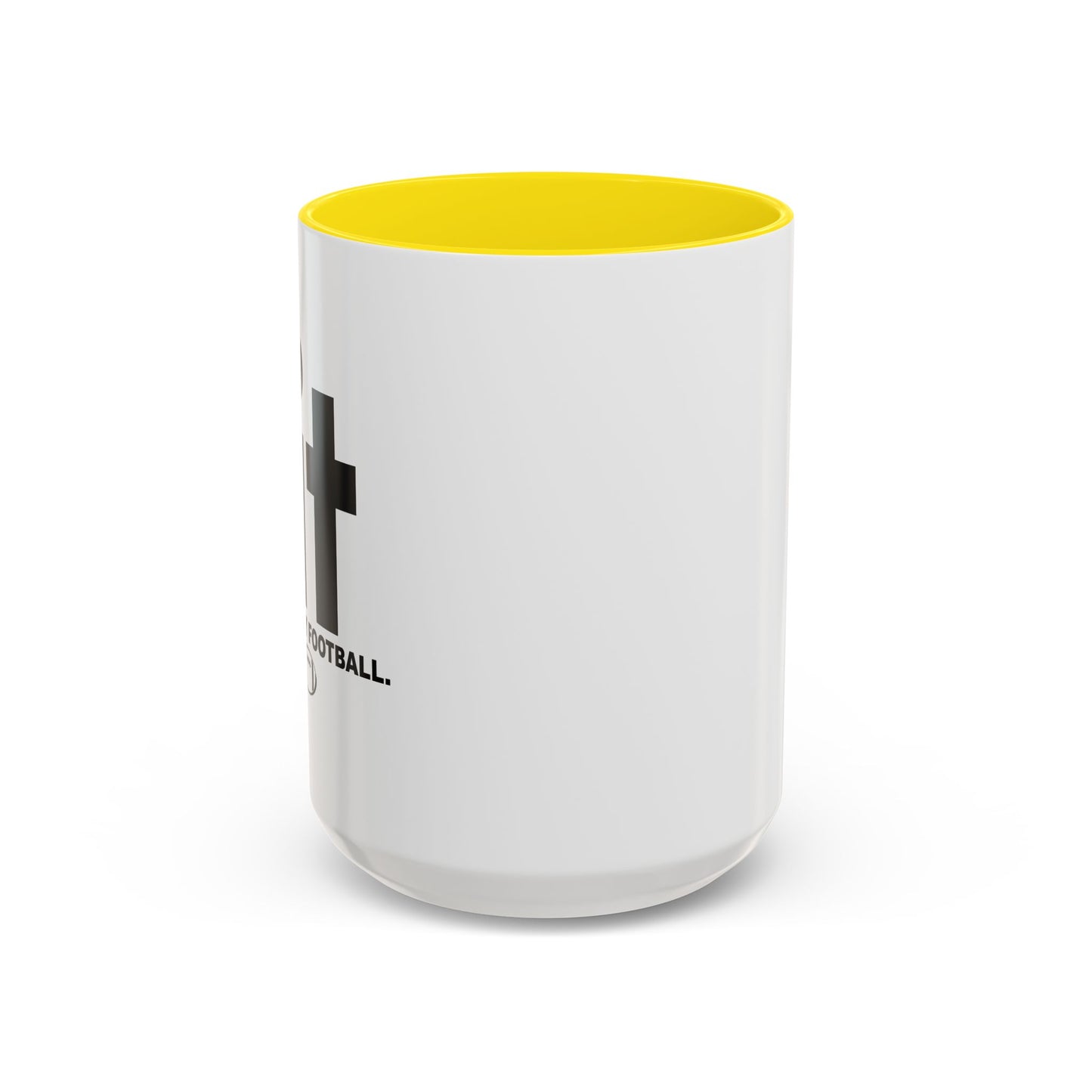 LET'S PLAY FOOTBALL Accent BiColor Funny Sarcastic Mug