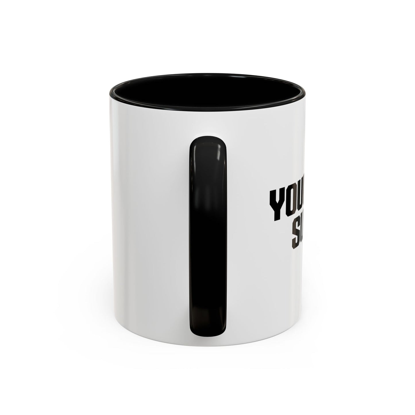 YOUR TEAM SUCKS Accent BiColor Funny Sarcastic Mug