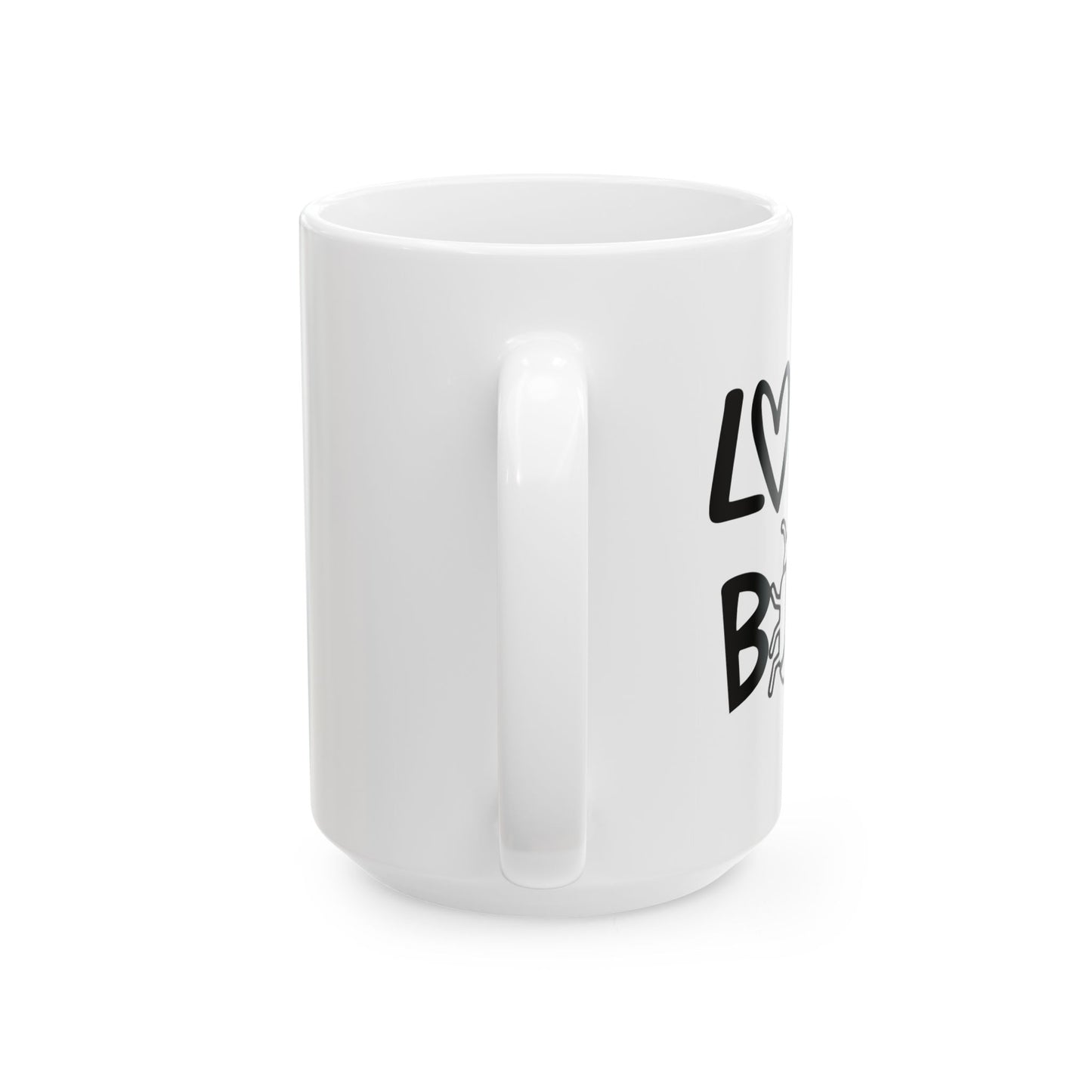 LOVE BUG FUNNY SARCASTIC WHITE MUG