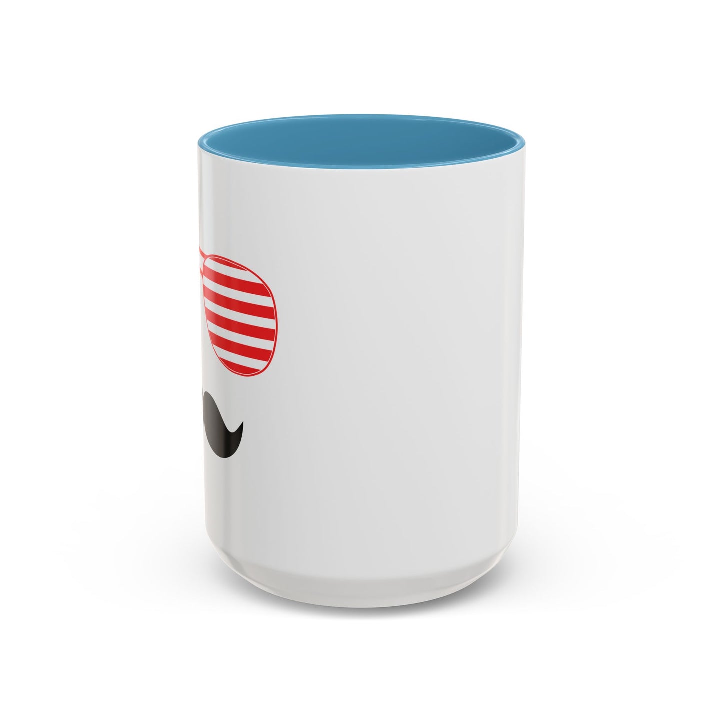 4TH OF JULY SUNGLASSES Accent BiColor Funny Sarcastic Mug