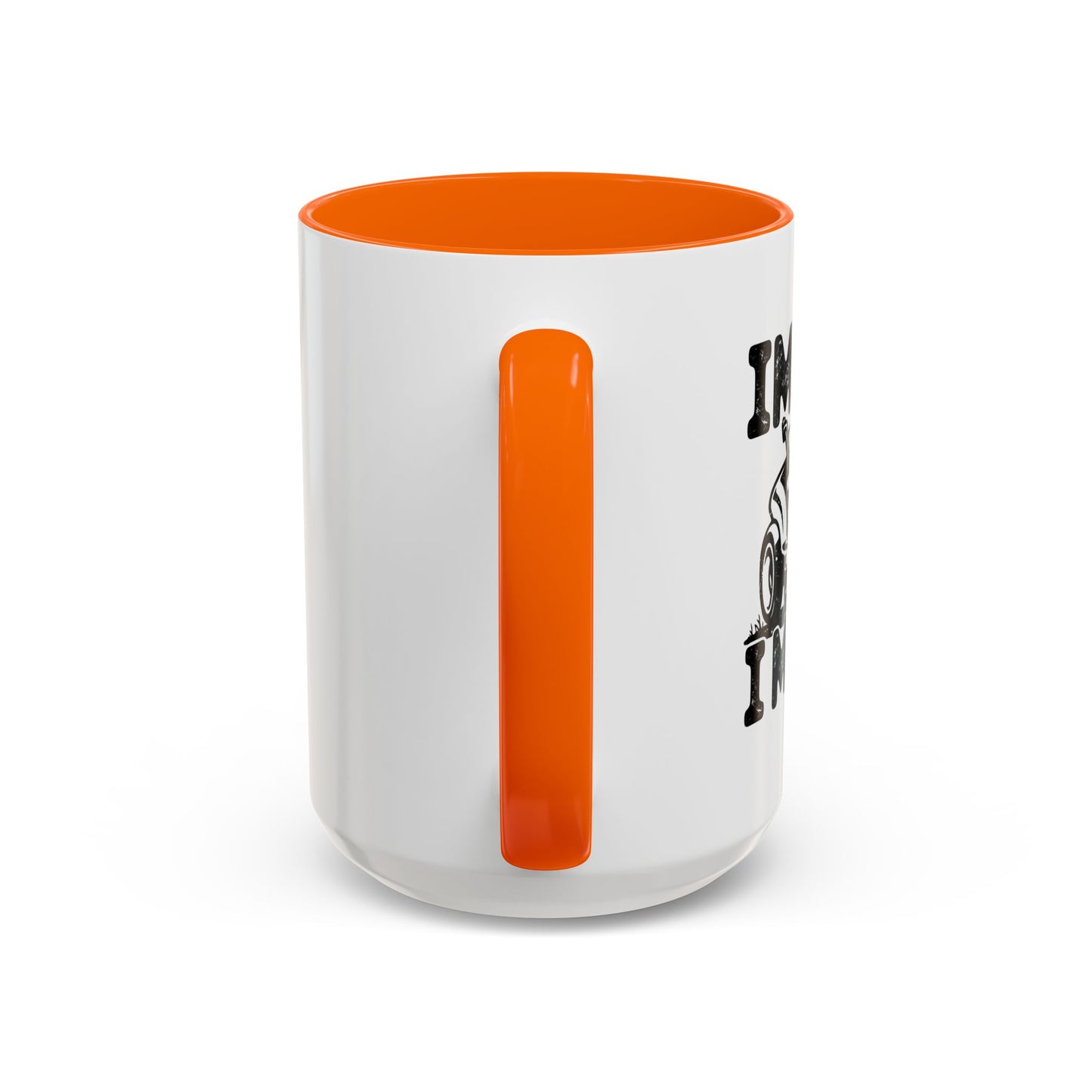 IM SEXY AND I MOW IT Accent BiColor Funny Sarcastic Mug