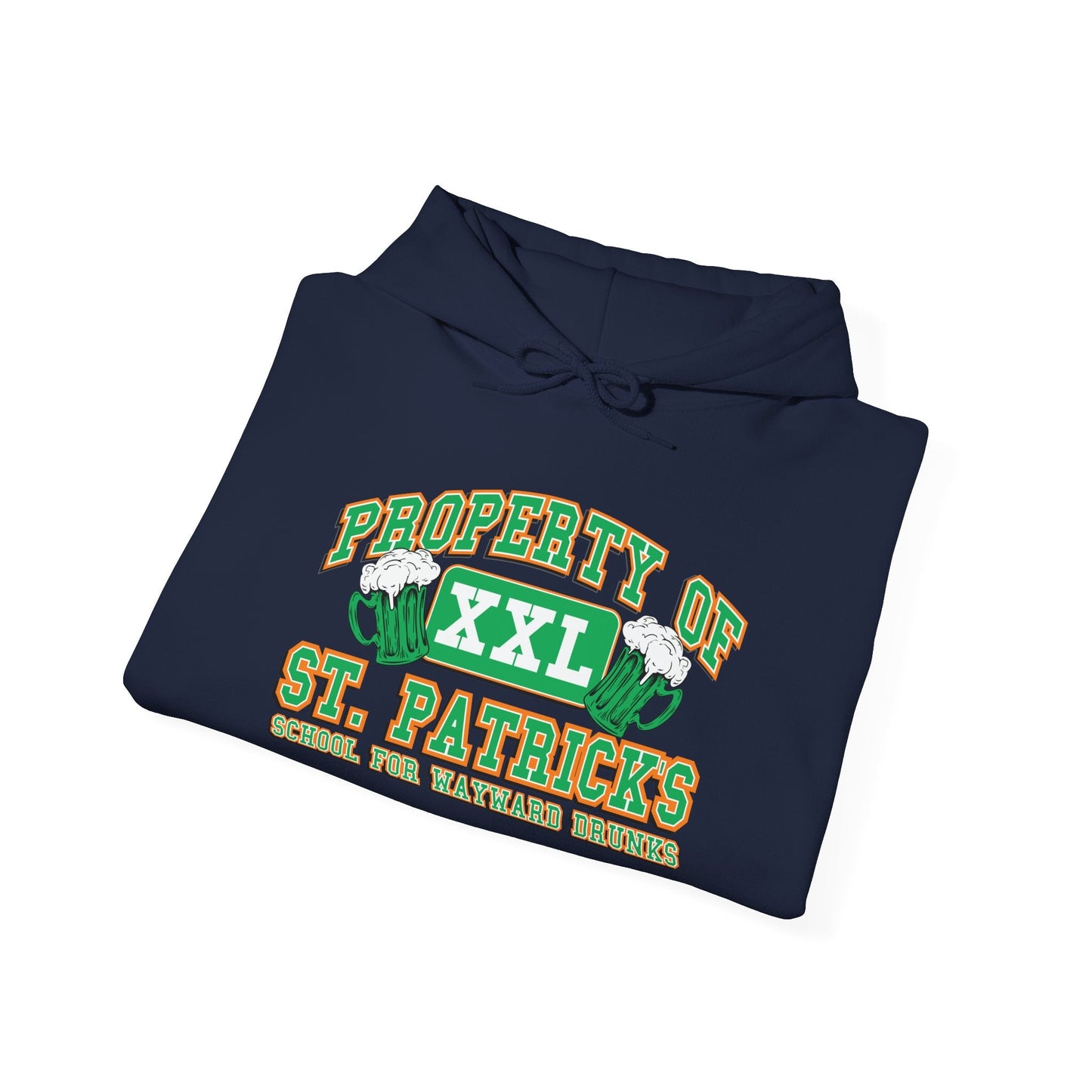 PROPERTY OF ST. PATRICKS - Premium Unisex Funny Sarcastic Black Hoodie Sweatshirt