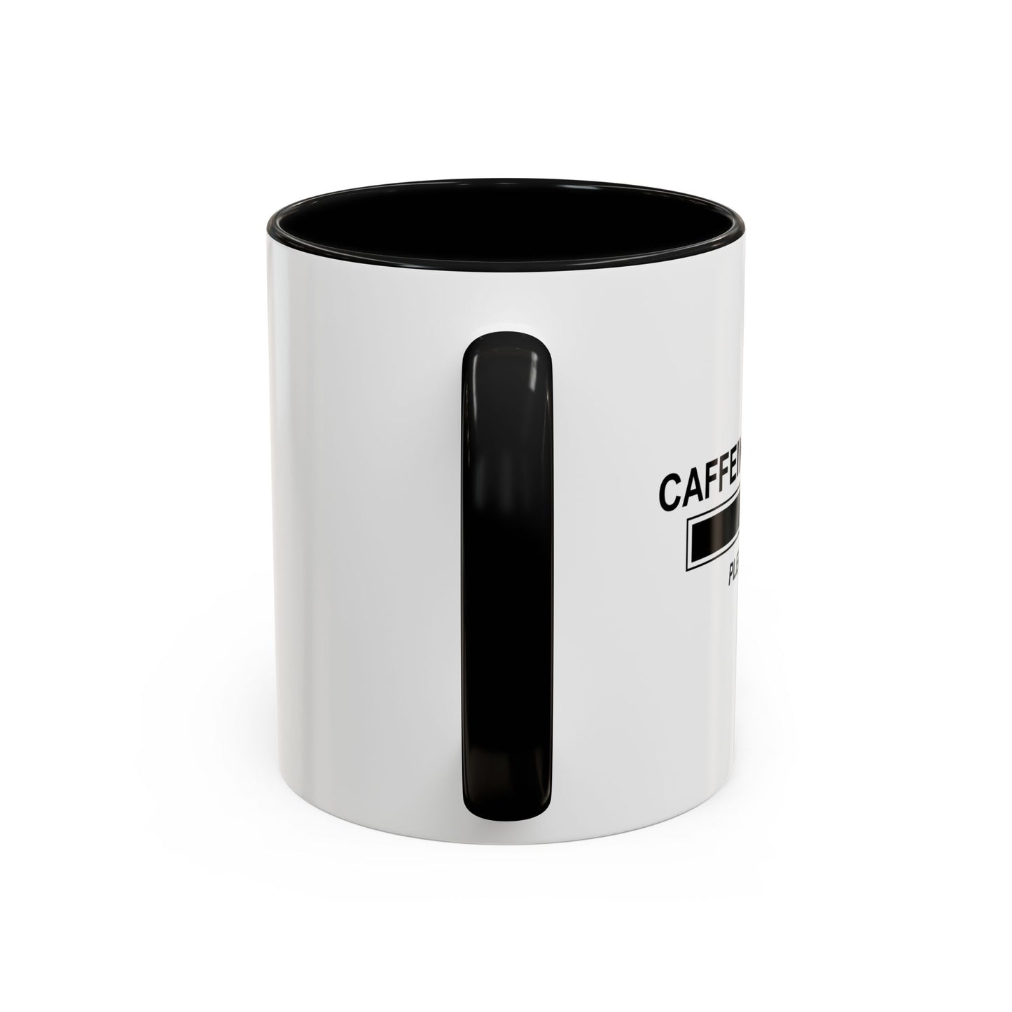 CAFFEINE LOADING Accent BiColor Funny Sarcastic Mug