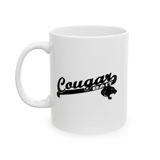 COUGAR BAIT FUNNY SARCASTIC WHITE MUG