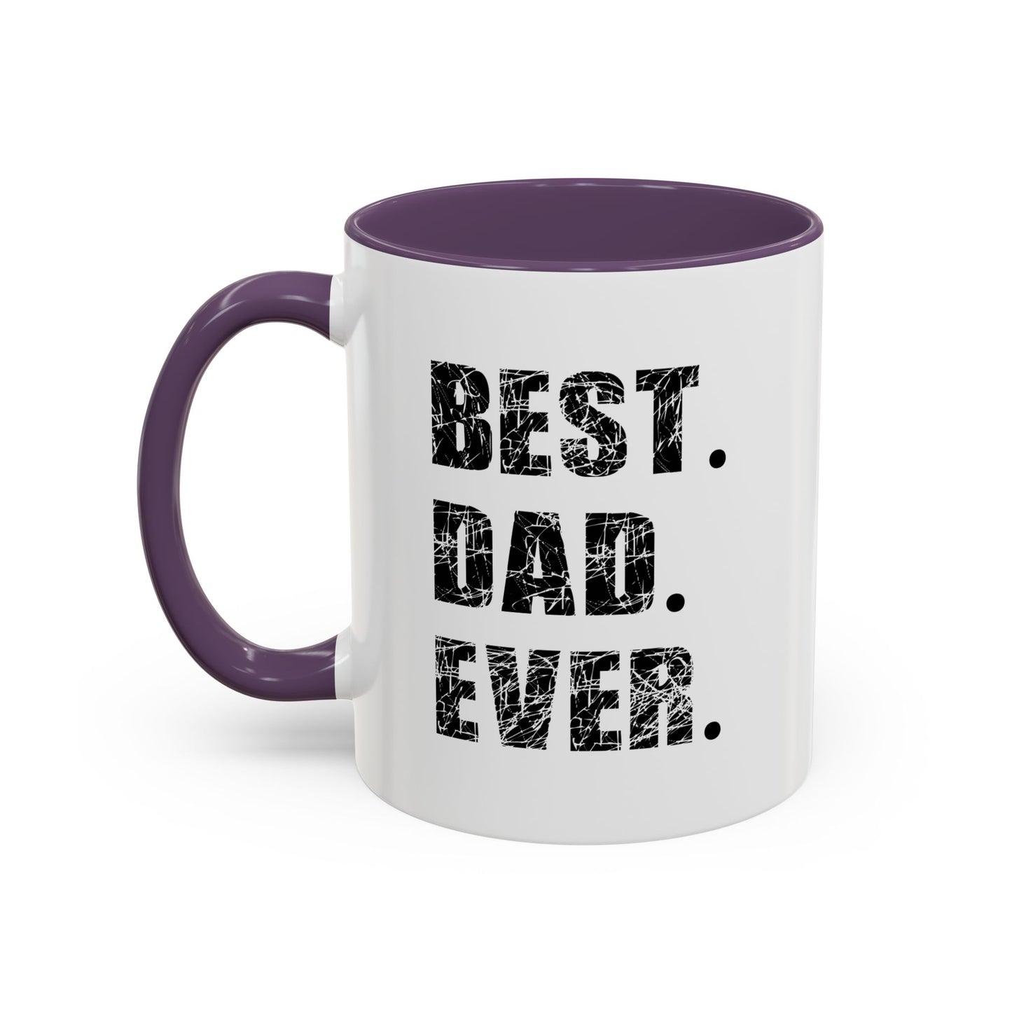 BEST DAD EVER Accent BiColor Mug